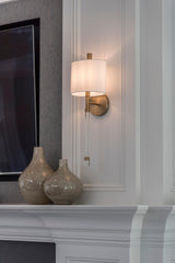Crystorama Rachel 1 Light Vibrant Gold Sconce