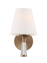 Crystorama Ramsey 1 Light Vibrant Gold Sconce