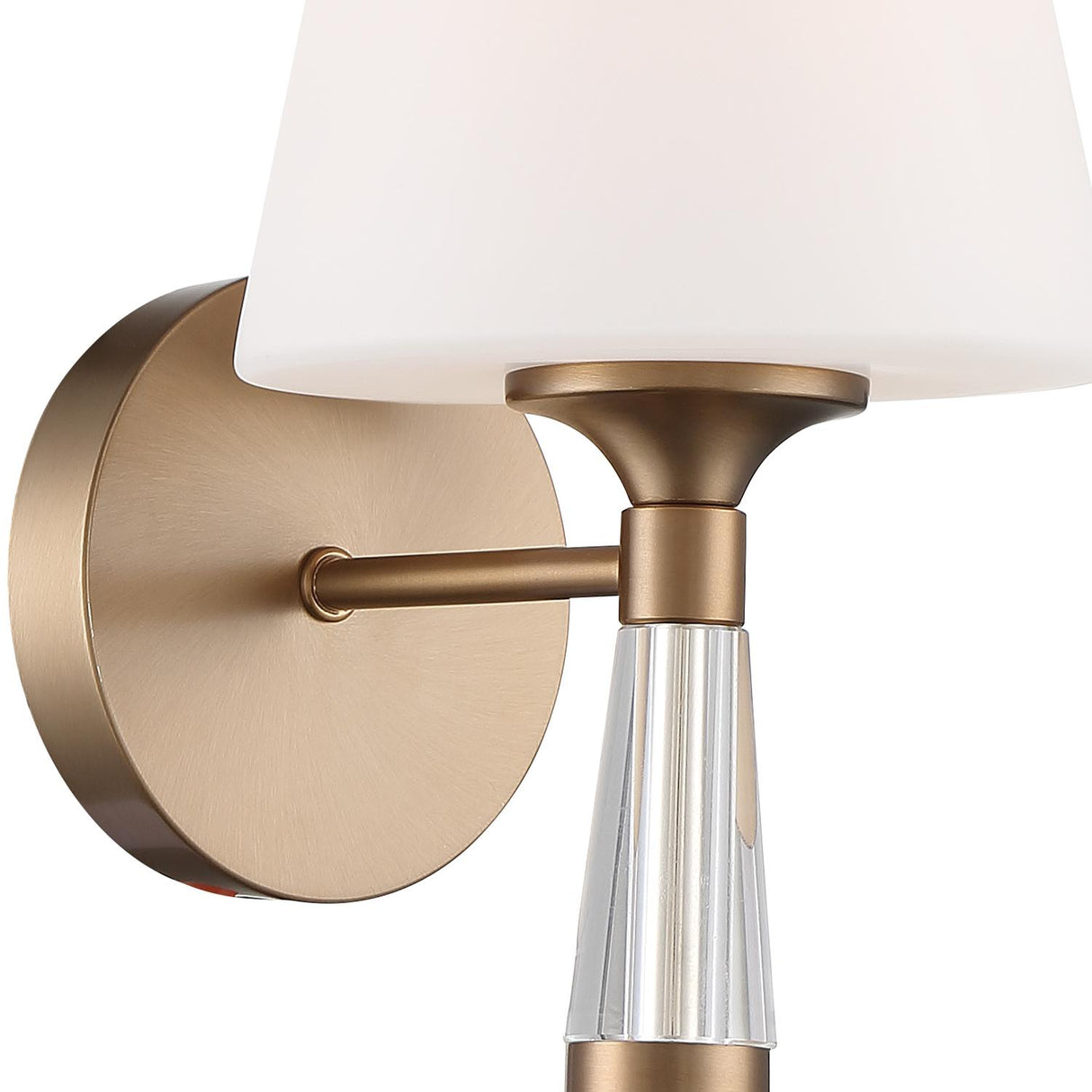 Crystorama Ramsey 1 Light Vibrant Gold Sconce