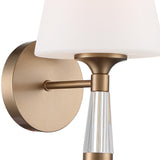 Crystorama Ramsey 1 Light Vibrant Gold Sconce