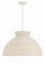 Crystorama Reese 4 Light Matte White Pendant