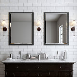 Crystorama Riverdale 1 Light Dark Bronze Sconce