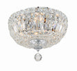 Crystorama Roslyn 4 Light Polished Chrome Flush Mount