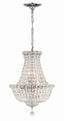 Crystorama Roslyn 5 Light Polished Chrome Mini Chandelier