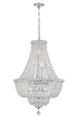 Crystorama Roslyn 9 Light Polished Chrome Chandelier
