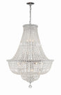 Crystorama Roslyn 15 Light Polished Chrome Chandelier