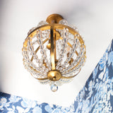 Crystorama Roxy 3 Light Antique Gold Mini Chandelier