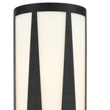 Crystorama Royston Integrated LED Black Sconce