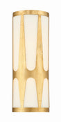 Crystorama Royston 2 Light Antique Gold Sconce