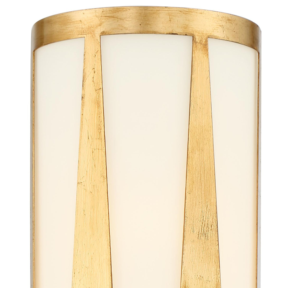 Crystorama Royston Integrated LED Antique Gold Sconce