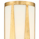 Crystorama Royston Integrated LED Antique Gold Sconce