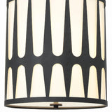 Crystorama Royston 4 Light Black Pendant