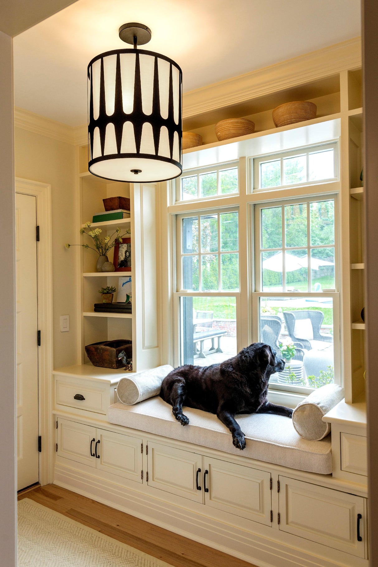Crystorama Royston 4 Light Black Pendant