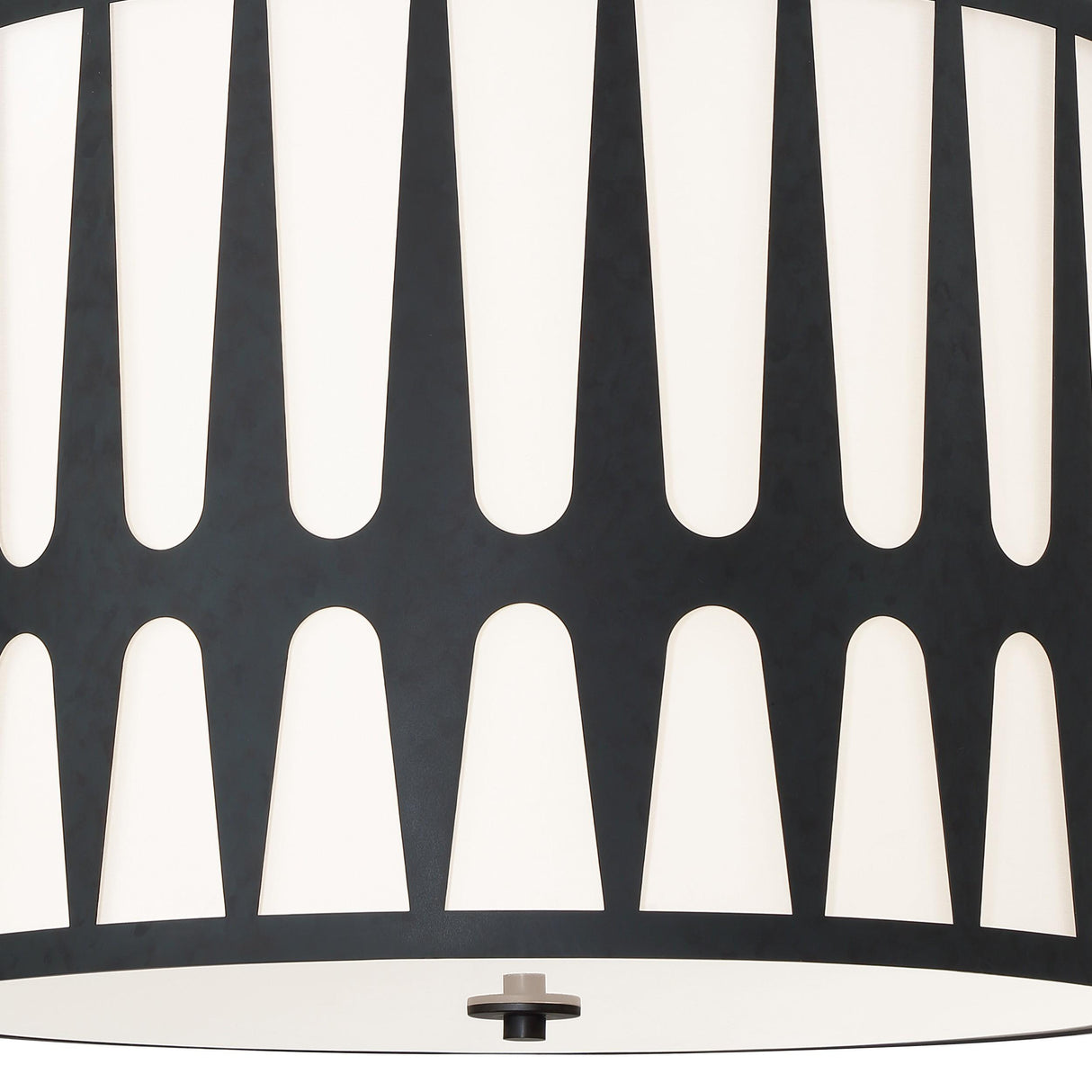 Crystorama Royston 5 Light Black Pendant
