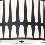 Crystorama Royston 5 Light Black Pendant