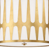 Crystorama Royston 5 Light Antique Gold Pendant