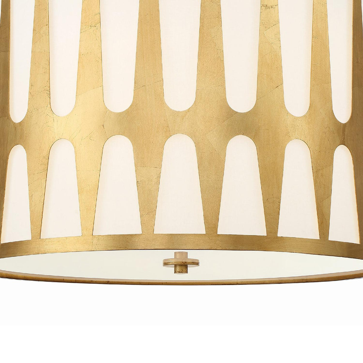 Crystorama Royston 5 Light Antique Gold Pendant