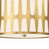 Crystorama Royston 5 Light Antique Gold Pendant