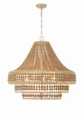 Crystorama Silas 8 Light Burnished Silver Chandelier