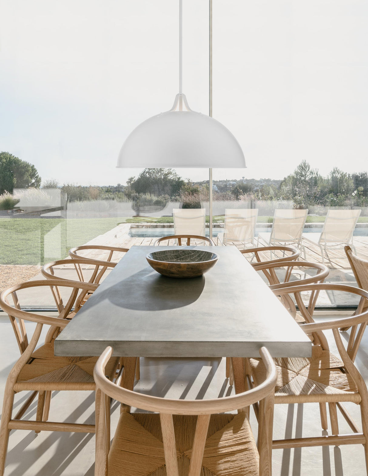 Crystorama Soto 1 Light White Pendant