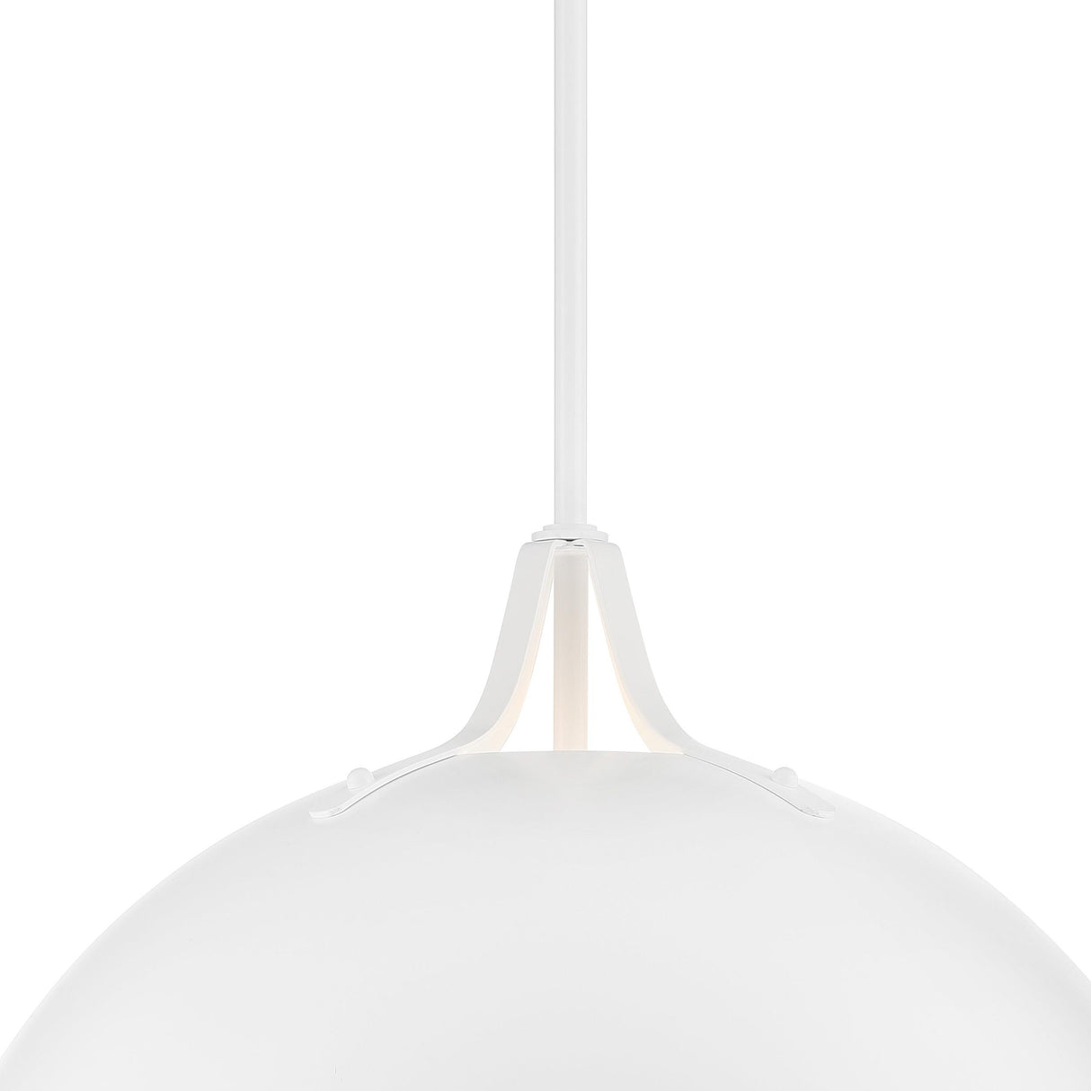 Crystorama Soto 3 Light White Pendant