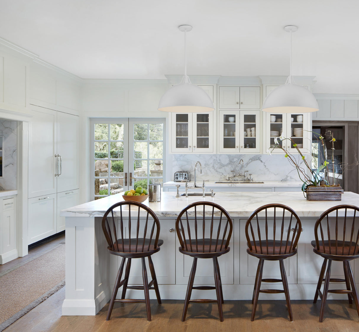 Crystorama Soto 3 Light White Pendant