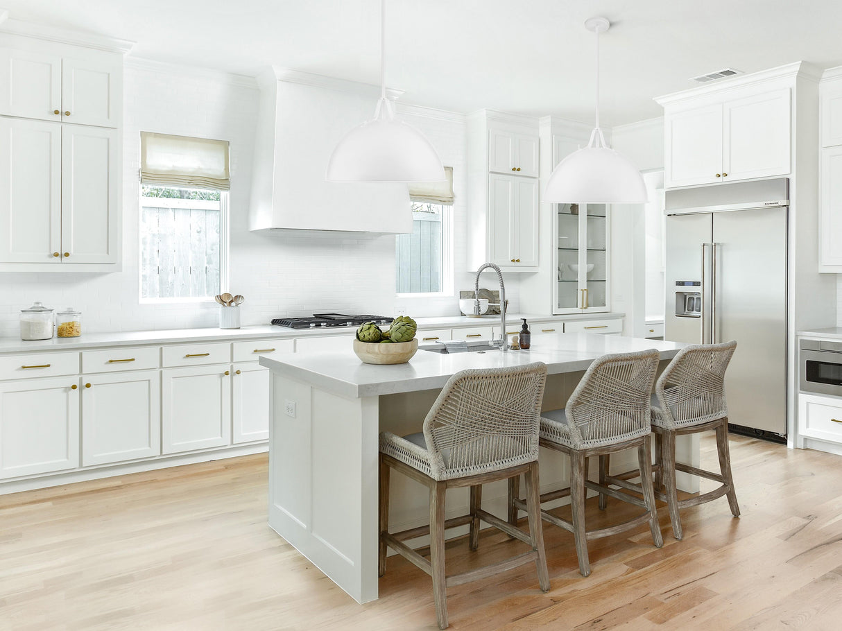 Crystorama Soto 3 Light White Pendant