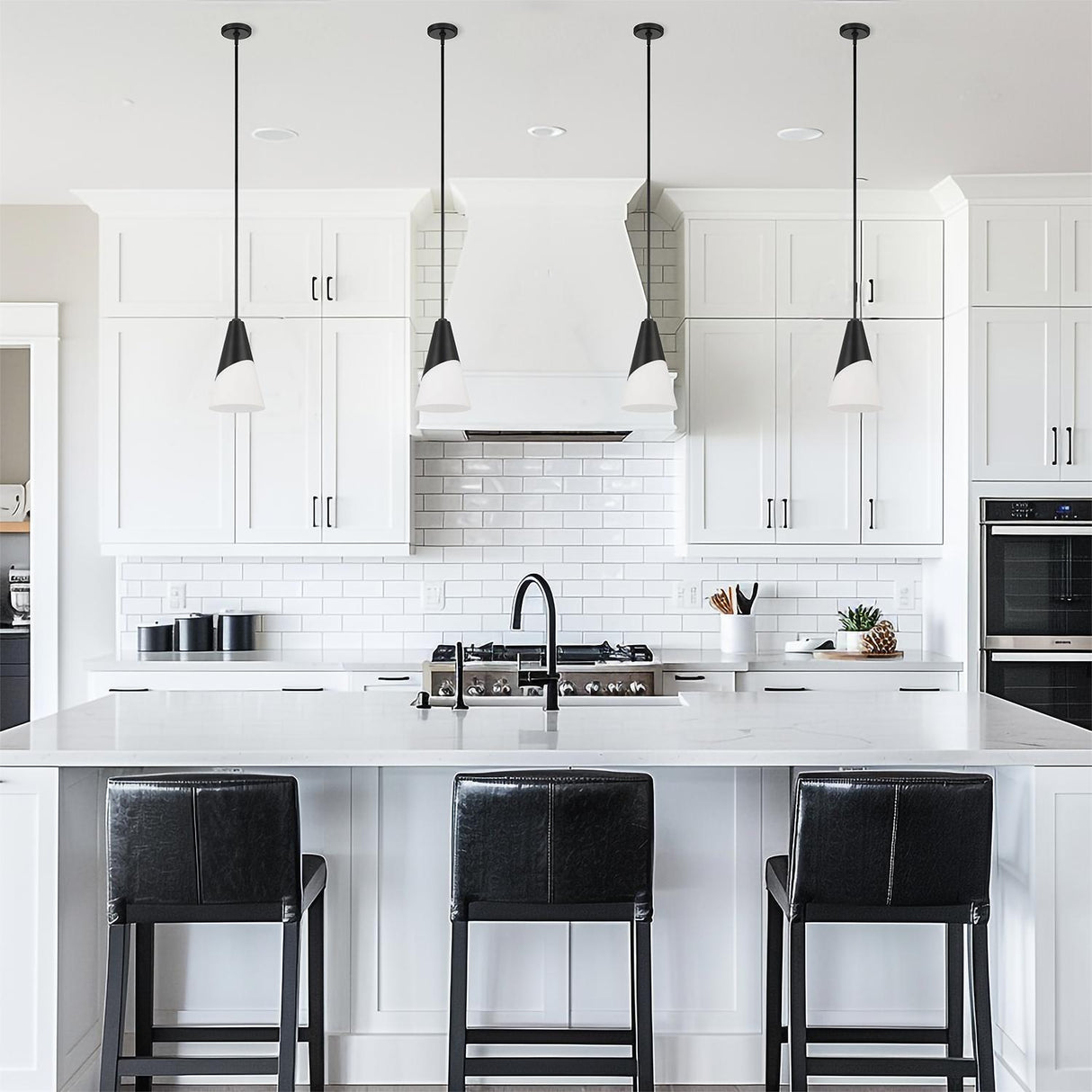 Crystorama Brian Patrick Flynn Tori 1 Light Matte Black Mini Pendant