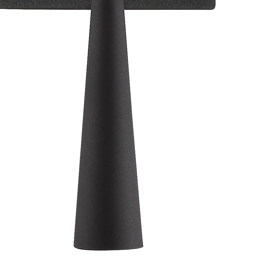 Crystorama Trenton 1 Light Black Forged Sconce