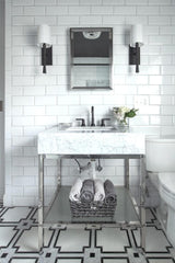 Crystorama Trenton 1 Light Black Forged Sconce