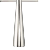 Crystorama Trenton 1 Light Polished Nickel Sconce