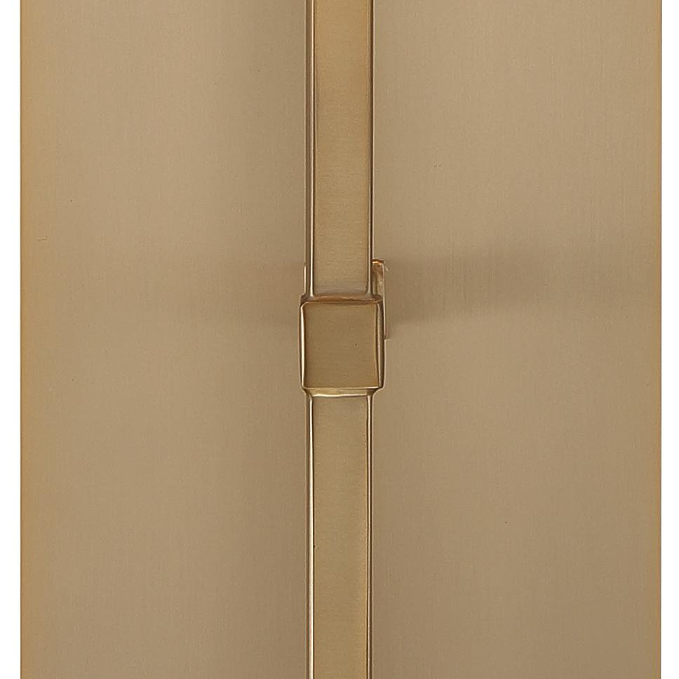 Crystorama Veronica 1 Light Aged Brass Sconce