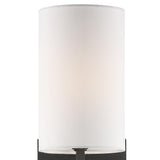 Crystorama Veronica 1 Light Black Forged Sconce