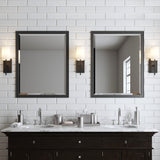 Crystorama Veronica 1 Light Black Forged Sconce