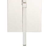 Crystorama Veronica 1 Light Polished Nickel Sconce