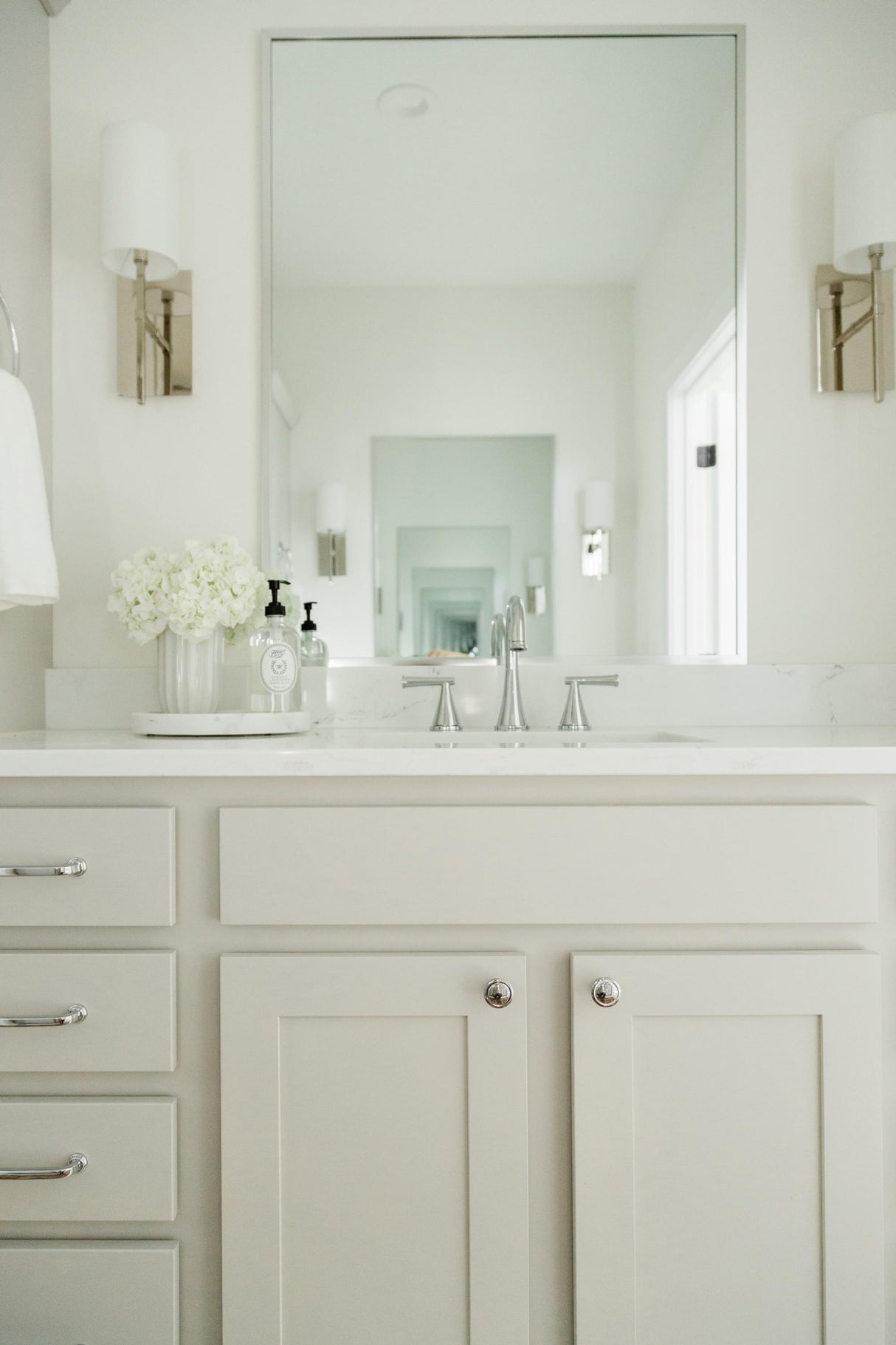 Crystorama Veronica 1 Light Polished Nickel Sconce