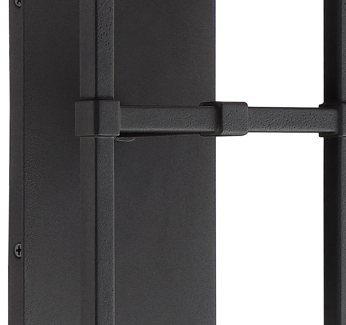 Crystorama Veronica 2 Light Black Forged Sconce