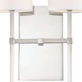 Crystorama Veronica 2 Light Polished Nickel Sconce