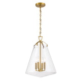 Crystorama Voss 4 Light Luxe Gold Pendant