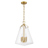 Crystorama Voss 4 Light Luxe Gold Pendant