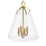 Crystorama Voss 4 Light Luxe Gold Pendant