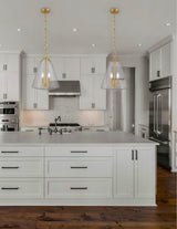 Crystorama Voss 4 Light Luxe Gold Pendant