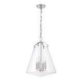 Crystorama Voss 4 Light Polished Nickel Pendant
