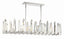 Crystorama Watson 6 Light Polished Nickel Linear Chandelier