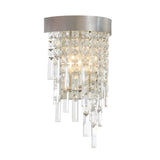 Crystorama Winfield 2 Light Antique Silver Sconce