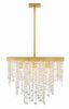 Crystorama Winham 8 Light Antique Gold Chandelier