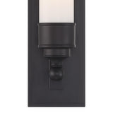 Crystorama Wilcox 1 Light LED Matte Black Sconce