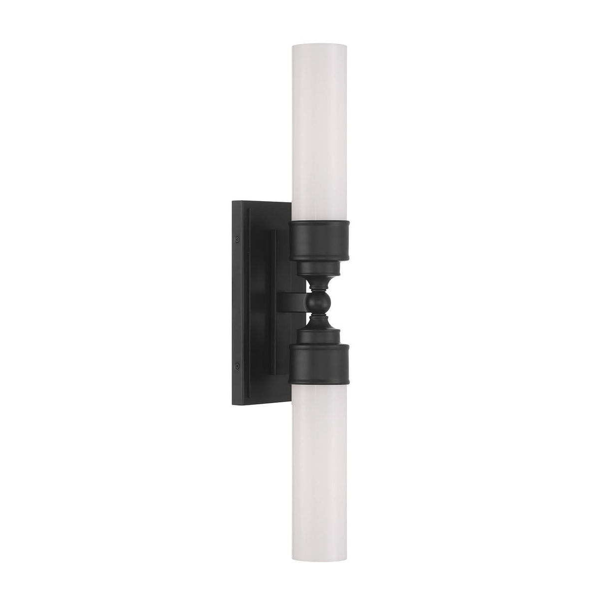 Crystorama Wilcox 2 Light LED Matte Black Sconce