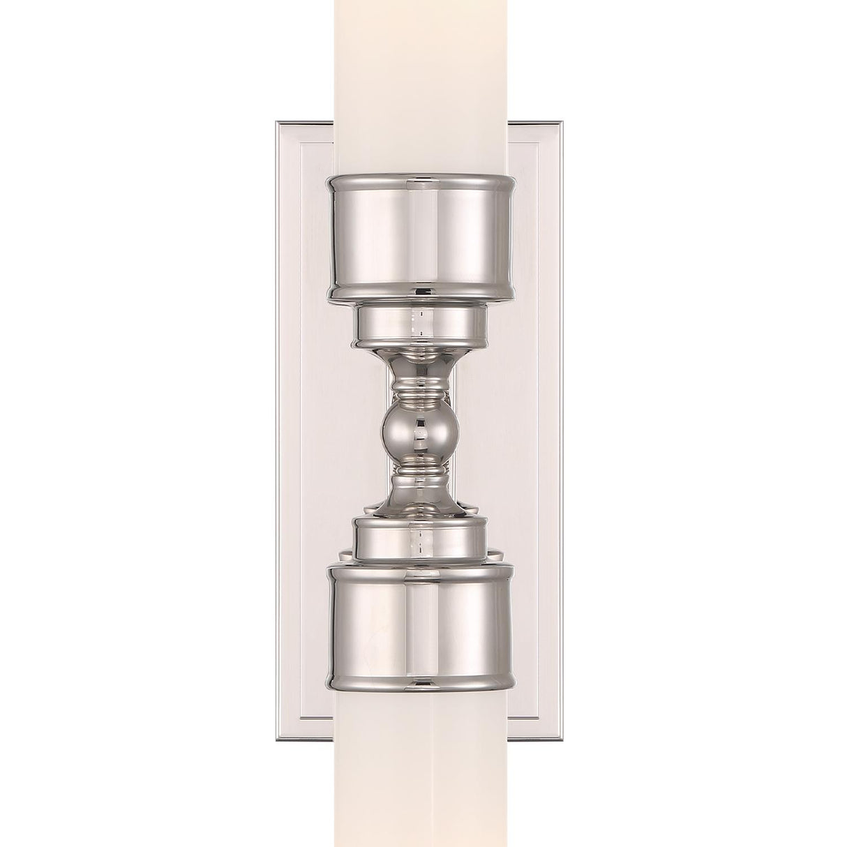 Crystorama Wilcox 2 Light LED Polished Nickel Sconce