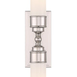 Crystorama Wilcox 2 Light LED Polished Nickel Sconce
